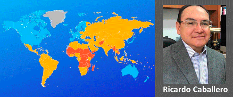 EL PAÍS CON MENOR CRECIMIENTO RESPECTO AL PROMEDIO MUNDIAL