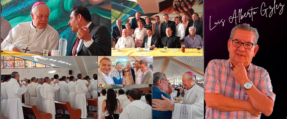 Monseñor Víctor Sánchez y su cumpleaños 75 en el Seminario